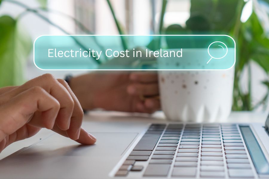 Concept of searching the unit cost of electricity in Ireland