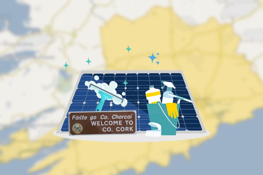 Concept of best solar panels service in Cork
