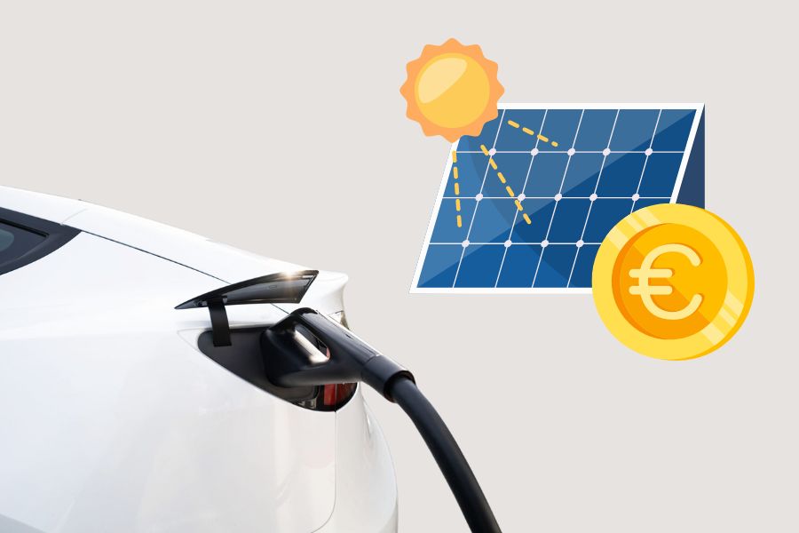 Concept of Cost to Charge a Tesla Model 3 With Solar Panels