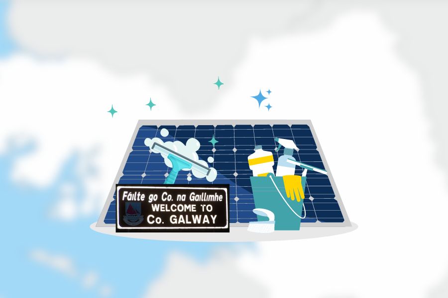 Concept of Solar Panels Service Galway