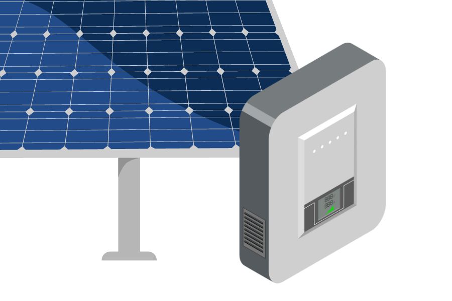 Solar inverter and solar panel